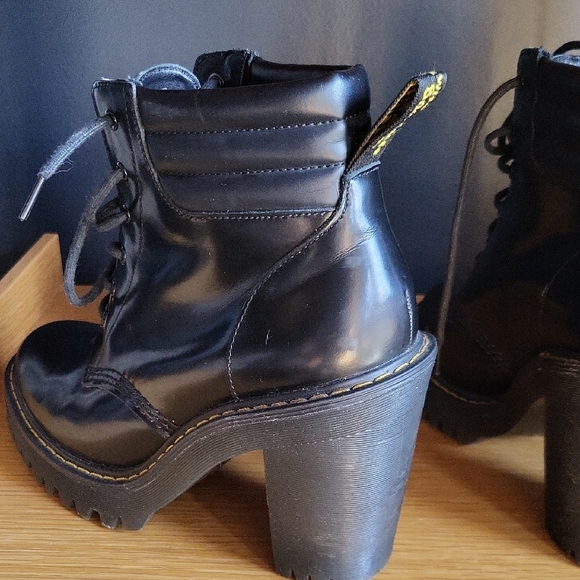 Dr. Martens Black Lace Up Boots. Persephone - Picture 12 of 12